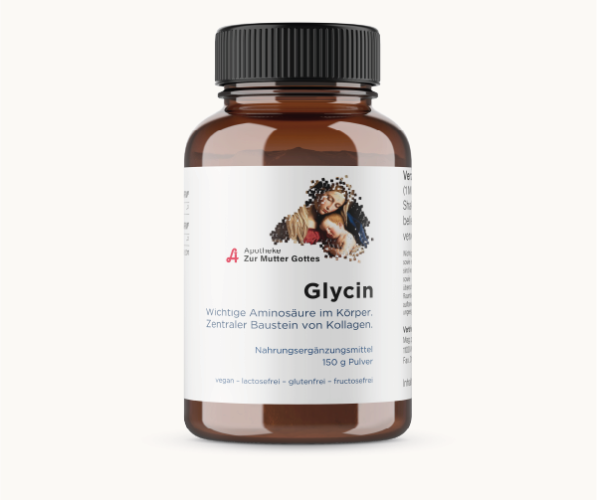 Apo Produkt Glycin mit Hintergrund