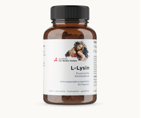 Apo Produkt L-Lysin mit Hintergrund